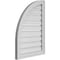 Ekena Millwork Quarter Round Top Left Surface Mount PVC Gable Vent w/ 2"W x 1-1/2"P Brickmould Frame, 20"W x 28"H GVPQL20X2802SF - alternate 5